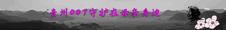貴州007守護(hù)在母親身邊